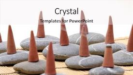  Presentation with incense sticks - Cool new presentation with row of incense cones backdrop and a white colored foreground
