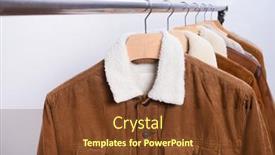  Presentation with brown leather - Slide set enhanced with row-of-men-s-brown background and a tawny brown colored foreground