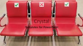  Presentation with red flight - PPT layouts having row-of-three-empty-red background and a red colored foreground