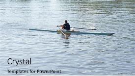  Presentation with single ladies - Cool new presentation with rows in small sport boat backdrop and a light blue colored foreground