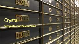  Presentation with deposit - Presentation having 3d small person running to a query sign isolated on white background 3d rendered background and a white colored foreground