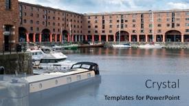  Presentation with dock - Theme with royal-albert-dock-at-liverpool background and a seafoam green colored foreground