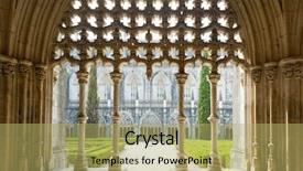  Presentation with royal - Amazing slide deck having royal cloister of santa maria da vitoria monastery batalha estremadura portugal backdrop and a yellow colored foreground