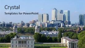  Presentation with naval - Theme consisting of royal naval - london viewed from greenwich background and a light blue colored foreground