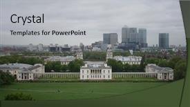  Presentation with maritime - Amazing presentation design having royal naval - view from greenwich park backdrop and a  colored foreground