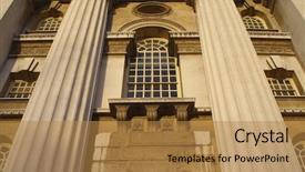  Presentation with naval - Presentation design consisting of royal naval college london background and a  colored foreground