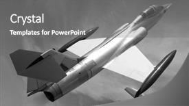  Presentation with aircraft engine - Theme featuring royal navy - lockheed f-104 starfighter is background and a gray colored foreground