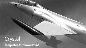  Presentation with aircraft engine - Amazing slides having royal navy - lockheed f-104 starfighter is backdrop and a gray colored foreground