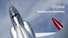  Presentation with aircraft engine - Presentation having royal navy - lockheed f-104 starfighter is background and a light blue colored foreground