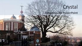  Presentation with royal - Presentation enhanced with prime time - royal observatory greenwich london england background and a light blue colored foreground