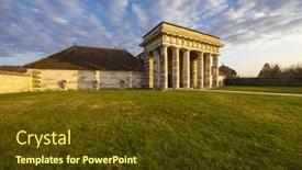  Presentation with complex - PPT theme enhanced with royal-salt-work-complex background and a tawny brown colored foreground