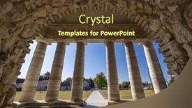  Presentation with complex - Slide set enhanced with royal-salt-work-complex background and a tawny brown colored foreground