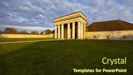  Presentation with complex - Slides with royal-salt-work-complex background and a tawny brown colored foreground