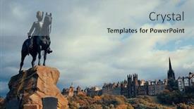  Presentation with royal - Theme with royal-scots-greys-monument background and a light gray colored foreground