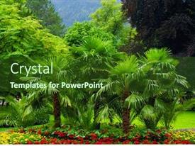 Royal Spa Garden In Resort PPT template 61 | CrystalGraphics