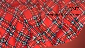  Presentation with tartan - Colorful presentation theme enhanced with royal stewart tartan backdrop and a red colored foreground