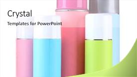  Presentation with aerosol - PPT theme with royalty free - aerosol cans isolated on white background and a white colored foreground