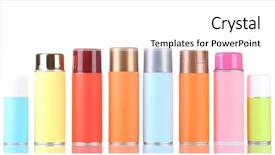  Presentation with aerosol - Theme featuring royalty free - aerosol cans isolated on white background and a  colored foreground