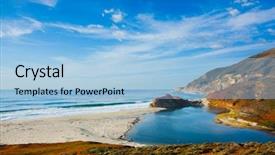  Presentation with chromatography sur papier - Cool new slide set with royalty free images - central california coast - big backdrop and a  colored foreground