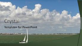  Presentation with maritime - PPT theme consisting of royan-the-department-of-charente background and a light gray colored foreground
