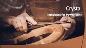  Presentation with carpenter - Cool new presentation theme with rssp - detail of a carpenter using backdrop and a tawny brown colored foreground