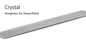  Presentation with nail - Amazing theme having rssp - metal nail file isolated backdrop and a white colored foreground