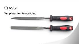  Presentation with files - Theme enhanced with rssp - rasp made of steel background and a white colored foreground