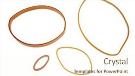  Presentation with rubber - Colorful PPT theme enhanced with rubber bands backdrop and a cream colored foreground