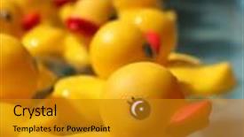  Presentation with floating - Cool new presentation with rubber duckies floating backdrop and a gold colored foreground