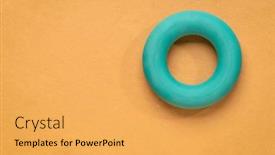  Presentation with rubber - Theme featuring rubber-ring-hand-grip-strength background and a  colored foreground