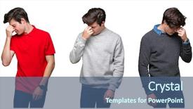  Presentation with collage - Colorful theme enhanced with rubbing nose and eyes feel backdrop and a  colored foreground