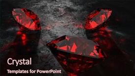  Presentation with metal - Amazing slide set having ruby jewel - rubies on metal background backdrop and a wine colored foreground