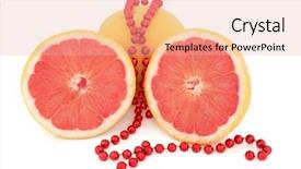  Presentation with ruby red - PPT layouts with ruby-red-grapefruit-whole background and a lemonade colored foreground