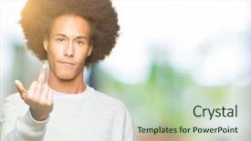  Presentation with breastfeeding and african american - PPT layouts consisting of rudeness - young african american man background and a  colored foreground