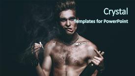  Presentation with antisocial - Beautiful slides featuring rudeness and aggression rocker punk backdrop and a wine colored foreground