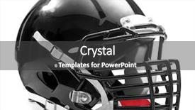  Presentation with british rugby - Amazing theme having rugby helmet on white background backdrop and a  colored foreground