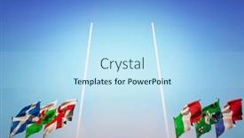  Presentation with rugby - PPT layouts enhanced with rugby pitch against rugby pitch background and a sky blue colored foreground