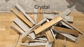  Presentation with water - Amazing presentation theme having ruined from moisture and water backdrop and a mint green colored foreground