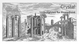  Presentation with forum - Theme with ruins-at-the-forum background and a light gray colored foreground