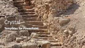  Presentation with national - Slide set enhanced with ruins-at-the-tel-megiddo background and a violet colored foreground