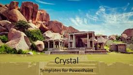  Presentation with hampi - Amazing presentation having ruins in hampi hampi bazaar backdrop and a yellow colored foreground