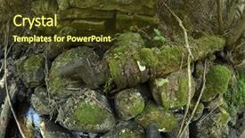  Presentation with old book cover by shakespeare - Cool new slide deck with ruins of an old mill backdrop and a tawny brown colored foreground