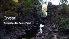  Presentation with old wood - Colorful slides enhanced with ruins-of-an-old-mill backdrop and a dark gray colored foreground