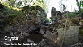  Presentation with old wood - Slides featuring ruins-of-an-old-mill background and a dark gray colored foreground