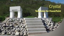  Presentation with ancient greek - Audience pleasing slide deck consisting of ruins-of-ancient-greek-colony backdrop and a tawny brown colored foreground