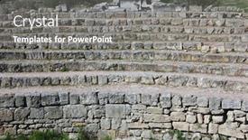  Presentation with ancient greek - PPT theme enhanced with ruins-of-ancient-greek-colony background and a gray colored foreground