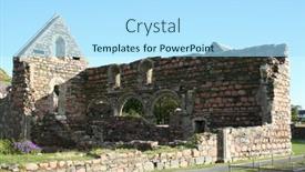  Presentation with scotland - Slide deck having ruins-of-augustine-nunnery-island background and a arctic colored foreground