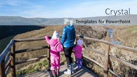  Presentation with region - Theme enhanced with ruins-of-novy-hradek-castle background and a light blue colored foreground