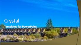  Presentation with manitoba - PPT layouts consisting of ruins of old dam in old pinawa dam park indian summer in manitoba canada the concept of ecological and recreational tourism background and a gray colored foreground