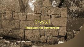  Presentation with greek - Slides consisting of ruins-of-the-antcient-greek background and a tawny brown colored foreground